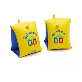 Kids Life Vest Float Ring Kids Life Jacket Toddler Kids Swim Vest Arm Ring Arm Baby 3-8 Years Old Baby Swimming Practice Water Play Beach Convenient Lightweight Swimming Ring Float Low Surfboard