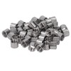 50Pcs M8 Female Thread Coupling Nut Rugged Stainless Steel Maintenance
