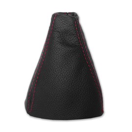 Gear Gaiter Compatible with Honda Civic FK2 MK8 Type S 06-12 Leather Red Stitching