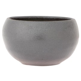 Marui Pottery MR-3-4273 Shigaraki Ware Hechimon Bowl, Small Bowl, Diameter Approx. 3.5 inches (9 cm), Flower Ababi, Black