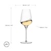 Stölzle Lausitz White Wine Glasses Set of 6 (Cocoon). Dishwasher