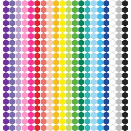 8000 PCS Small Dot Stickers 0.8 cm Shaped Sticky Dots 20 Colors Color Coding Labels Round Circle Label Stickers for Office,Classroom