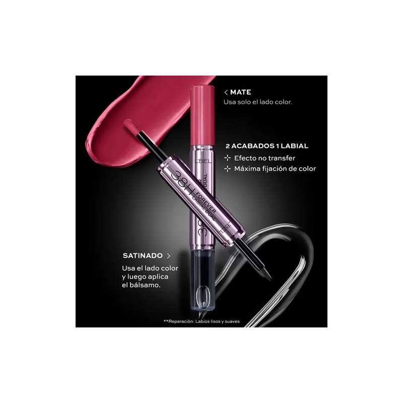 Labial Forever Dual No Transfiere Con Bálsamo Lbel