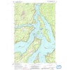 YellowMaps Squaxin Island WA topo map, 1:24000 Scale, 7.5 X