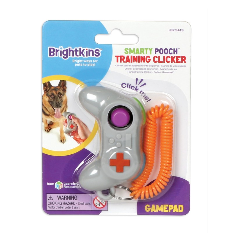 Brightkins Pet Training Tool Click and Reward Clicker Game Controller