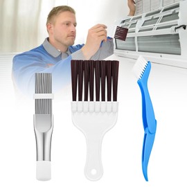 Yistoi Pack of 3 Lamellar Comb, Air Conditioning Condenser Fin Comb, Condenser Comb Dryer, Dryer Cleaning Brush, Easy to Use, for Cleaning Dryer, Air Conditioning, Condenser