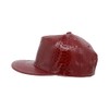WITHMOONS High Shine Crocodile Baseball Cap Flat Brim Snapback Hat
