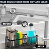 ZYNERY Sink Organizer for Kitchen, Kitchen Sink Organiser with Automatic
