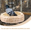 SUPVOX Straw Bird Nest Artificial Bird Nest Woven Birdhouse for