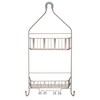 Laura Ashley Aristo Shower Caddy | Dimensions: 10"x 4"x 22"