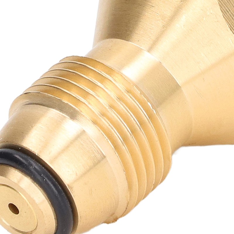 Propane Tank Refill Adapter Fitting 1LB Solid Brass Universal Mini