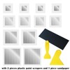 Ansoon 12Pack Wall Repair Drywall Repair Patch kit, Self Adhesive