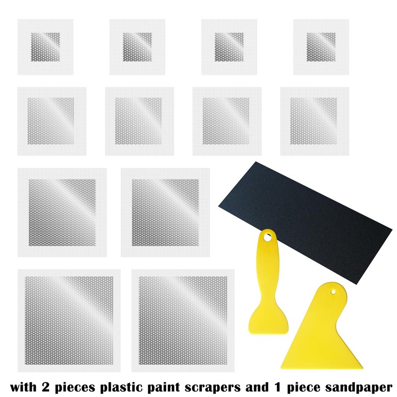 Ansoon 12Pack Wall Repair Drywall Repair Patch kit, Self Adhesive