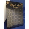 Black Nail Art Designs 50 Slot Nail Tips Display Board