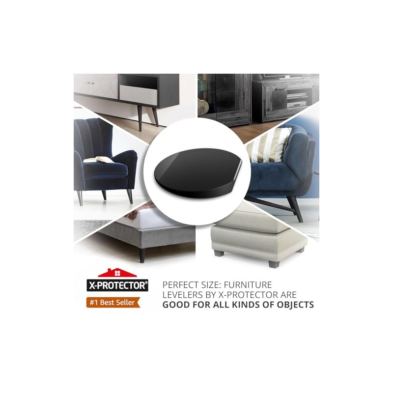 X-Protector - Niveladores de muebles - 30 piezas de 2