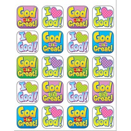 Teacher Created Resources God is Great Stickers