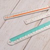 sourcing map Straight Ruler, 15 cm, Metric Aluminium Alloy Ruler,