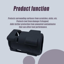 Seeklf Black 49-16-2563 49-16-2562 M12 FUEL Stubby Impact Wrench Protective Rubber Boot Compatible with 2024 M12 FUEL 1/2" 2563-20 3/8" 2562-20 GEN2