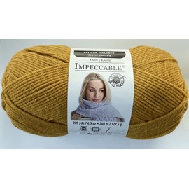 Impeccable Yarn, Solid Yarn, 4.5 oz in Gold by Loops & Threads