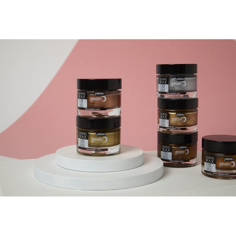 Gedeo 766507 30 ml Gilding Wax, King Gold, 5.5 x