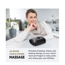 FIT KING Hand Massager with Heat for Hand Massage and Arthritis Carpal