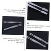 DOITOOL Sturdy Stamp Tweezer Eyelash Stainless Steel False Eyelash Nipper
