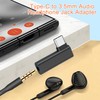 EUZUXU USB C to 3.5mm Headphone Adapter, 90 Degree USB
