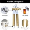 Gold All Metal Can Opener & Bottler Openers, Golden Manual