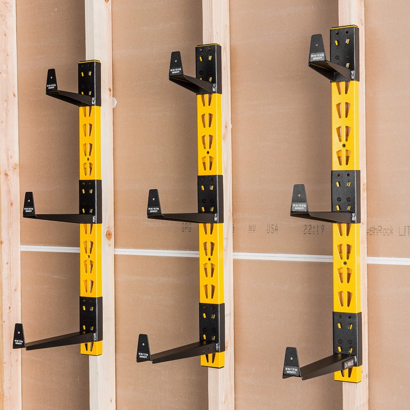 Dewalt 3-Piece Wall Mount Cantilever Wood and Lumber Storage Rack