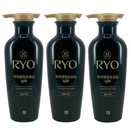 Ryo Scalp Nutrition & Moisturizing Shampoo 400ml x 3 / 려 두피영양&보습 샴푸 400ml 3개
