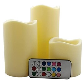 LED Velas Sin llama, velas eléctricas con luz, Hasta 50 Horas de Luz, velas falsas operadas con pilas para decoraciones de festividades, celebración d