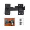 Flip Latch Lock,90 Degre Heavy Duty Gate Latch with Padlock