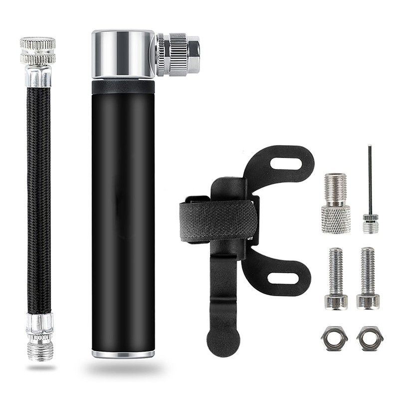 Hand Mini Bike Pump Air Hose Inflator Portable for Tire