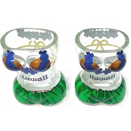 Hawaiian Souvenir Shot glasses Collection (Shot Glass Bikini Blue)