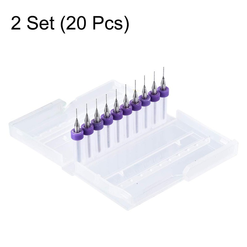 sourcing map PCB Drill Bits 0.4mm Tungsten Carbide Rotary Tool