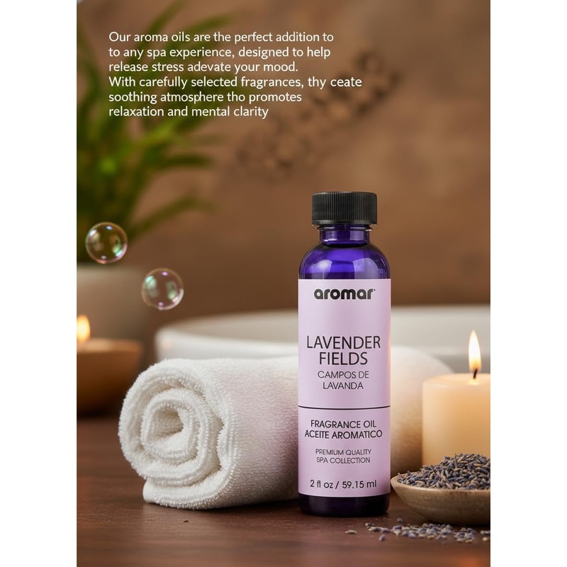 Aromar Aromatic Oil 2oz, Lavender Fields