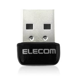 Elecom WDC-433SU2M2BK Wi-Fi Wireless LAN Device 433Mbps for 11ac/n/a 5GHz USB2.0 Compact Model, Black