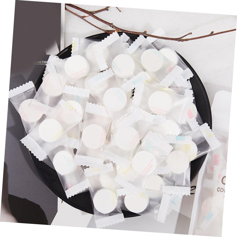 PACKOVE 100pcs Compressed Facial Mask Travel Portable Beauty Mask Paper