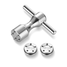 2 pesos para putter de golf, 5 g/10 g/15 g/20 g/25 g/30 g/35 g/40 g con juego de llaves compatibles con Titleist Scotty Cameron Putter Golf Accesorio (2 piezas 20 g + llave)