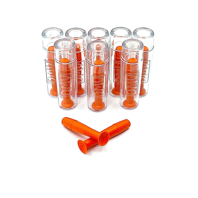 DMV Ultra Hard Contact Lens Remover (Orange, 10 Pack)