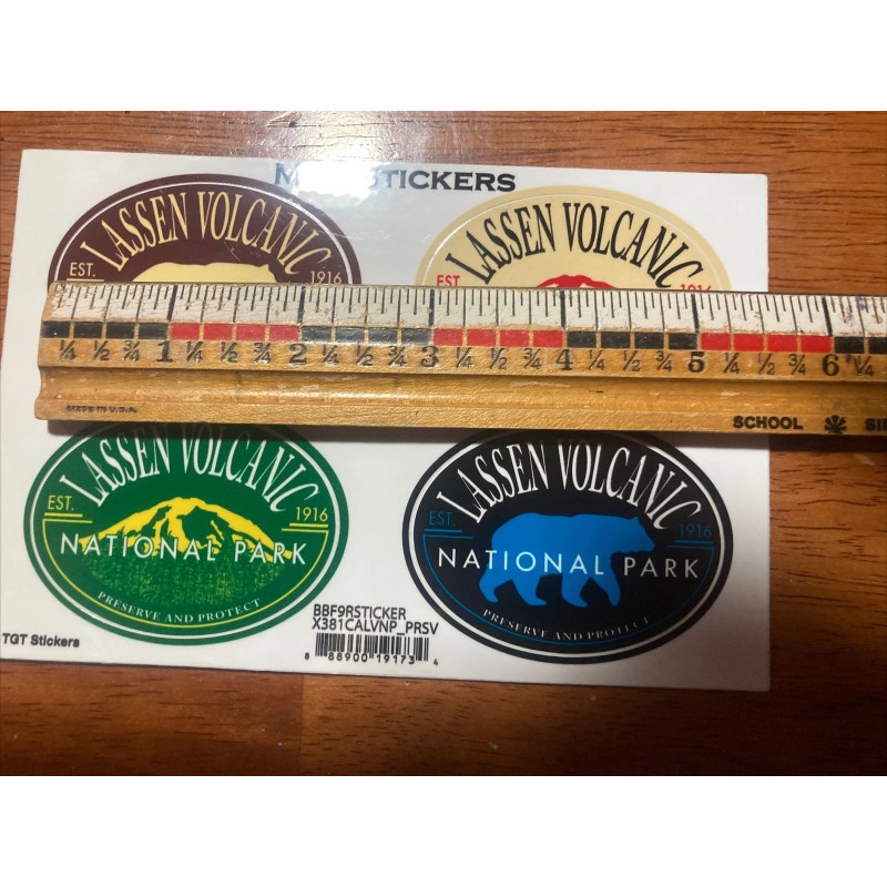 Lassen Volcanic - Lassen Volcanic National Park Decal California