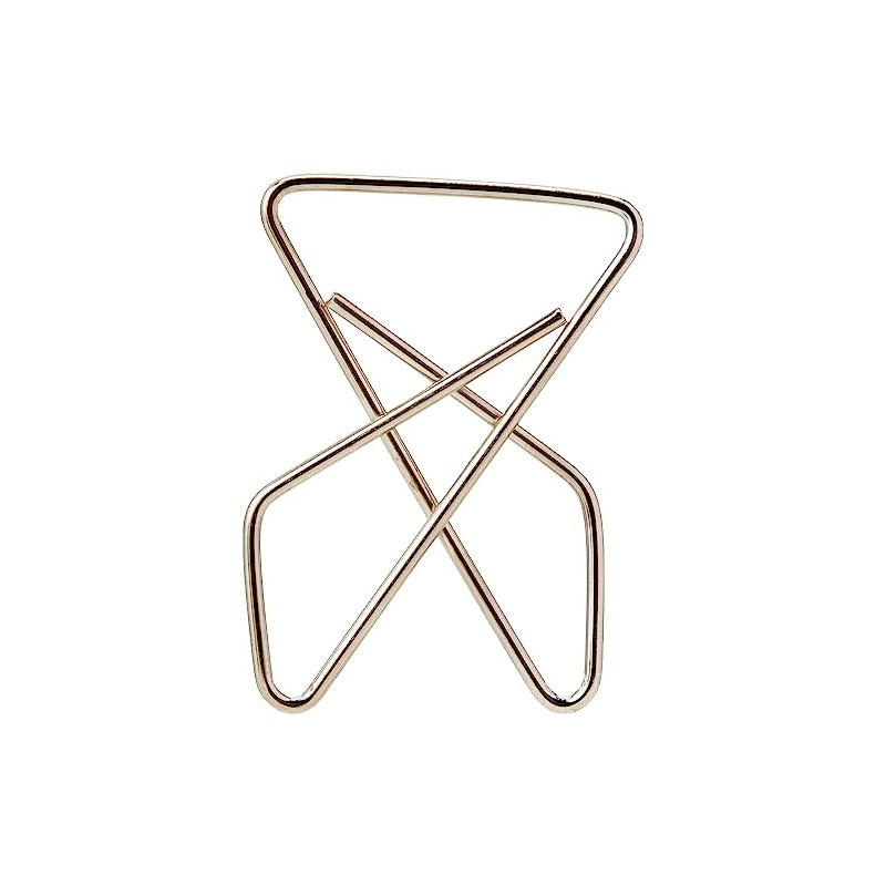 Exacompta 14765E Pack of 100 ZigZag Paper Clips 30 x