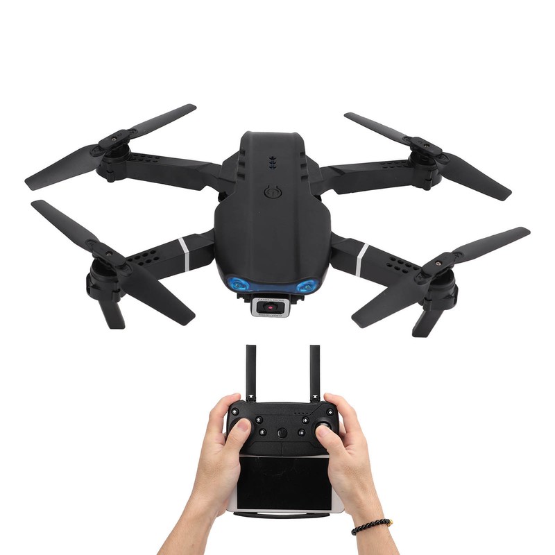 E99 Pro Foldable RC Aircraft with Dual Cameras 6 Axles