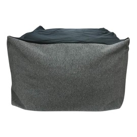 Flex Sale PCM-6519SWC Bead Cushion Cover Single Item Sweat Dark Gray Cube Large Replacement Cover