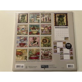 Wells St By Lang Fun kitchen 2016 Calendar NEW, Art by Lisa Kaus Bonus 2015