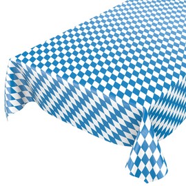 ANRO Oilcloth tablecloth, wax tablecloth, Bavarian diamond Oktoberfest 200 x 140 cm