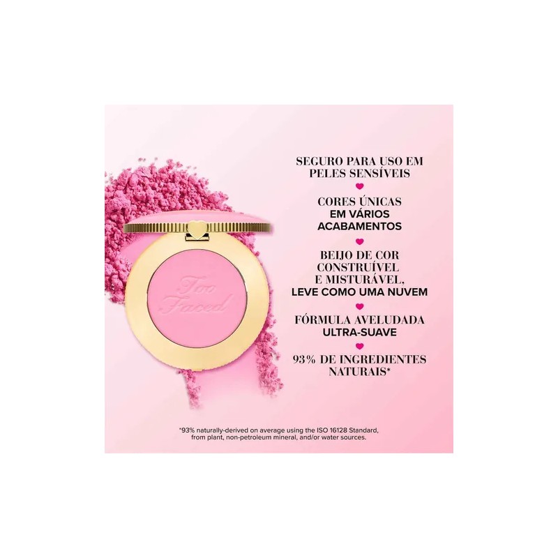 Brillo de labios Too Face Kissing Jelly and Blush Cloud