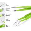 SIVOTE Lash Tweezers for Eyelash Extensions, Hand Calibrated Straight &