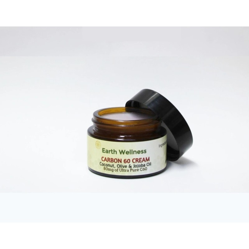 Carbon 60 C60 CREAM Size .5 oz Carbon 60 Fullerene