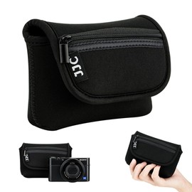 JJC Neoprene Camera Case for Sony RX100 III IV V VA VI VII Z-V1 HX90V HX90 HX60V HX60 / Olympus TG-6 TG-5 Panasonic Lumix DMC TZ80 TZ70 Canon G7X Mark III II SX620 SX720 SX730 SX740 Ricoh GR IIIx III